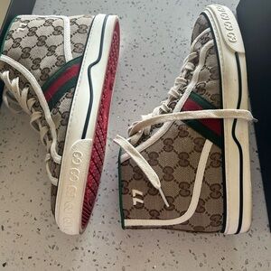 gucci high top women sneaker size 38